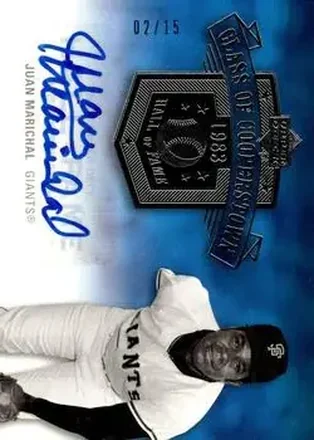 2005 Upper Deck Hall of Fame - Class of Cooperstown Autograph Silver #CC-MA2 - Juan Marichal - San Francisco Giants
