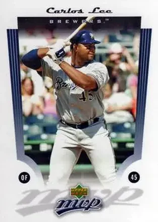 2005 Upper Deck MVP #16 - Carlos Lee - Milwaukee Brewers