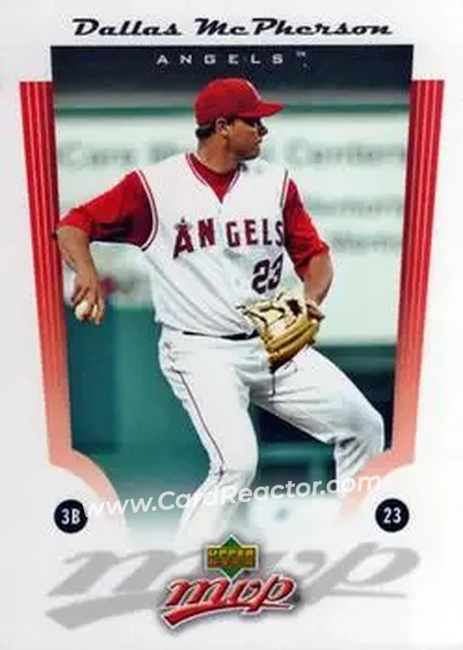 2005 Upper Deck MVP #20 - Dallas McPherson - Los Angeles Angels - Front