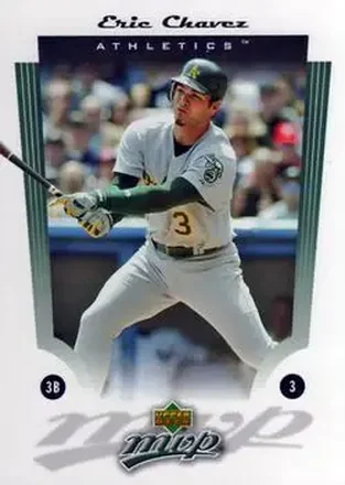2005 Upper Deck MVP #25 - Eric Chavez - Oakland Athletics