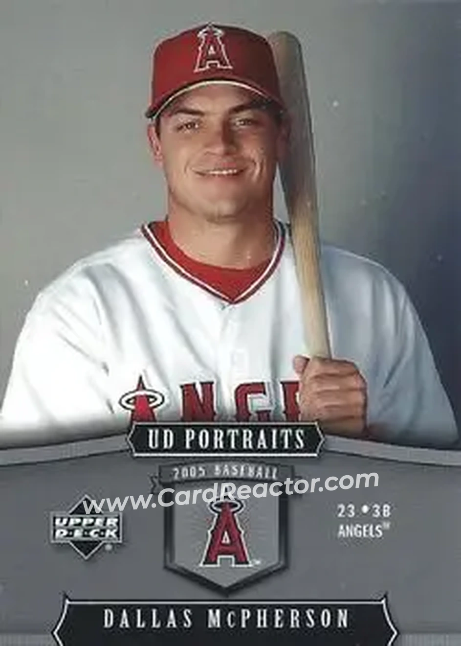 2005 Upper Deck Portraits #1 - Dallas McPherson - Los Angeles Angels - Front