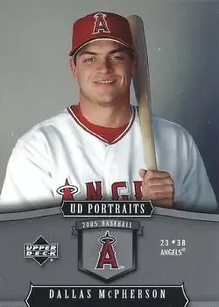 2005 Upper Deck Portraits #1 - Dallas McPherson - Los Angeles Angels