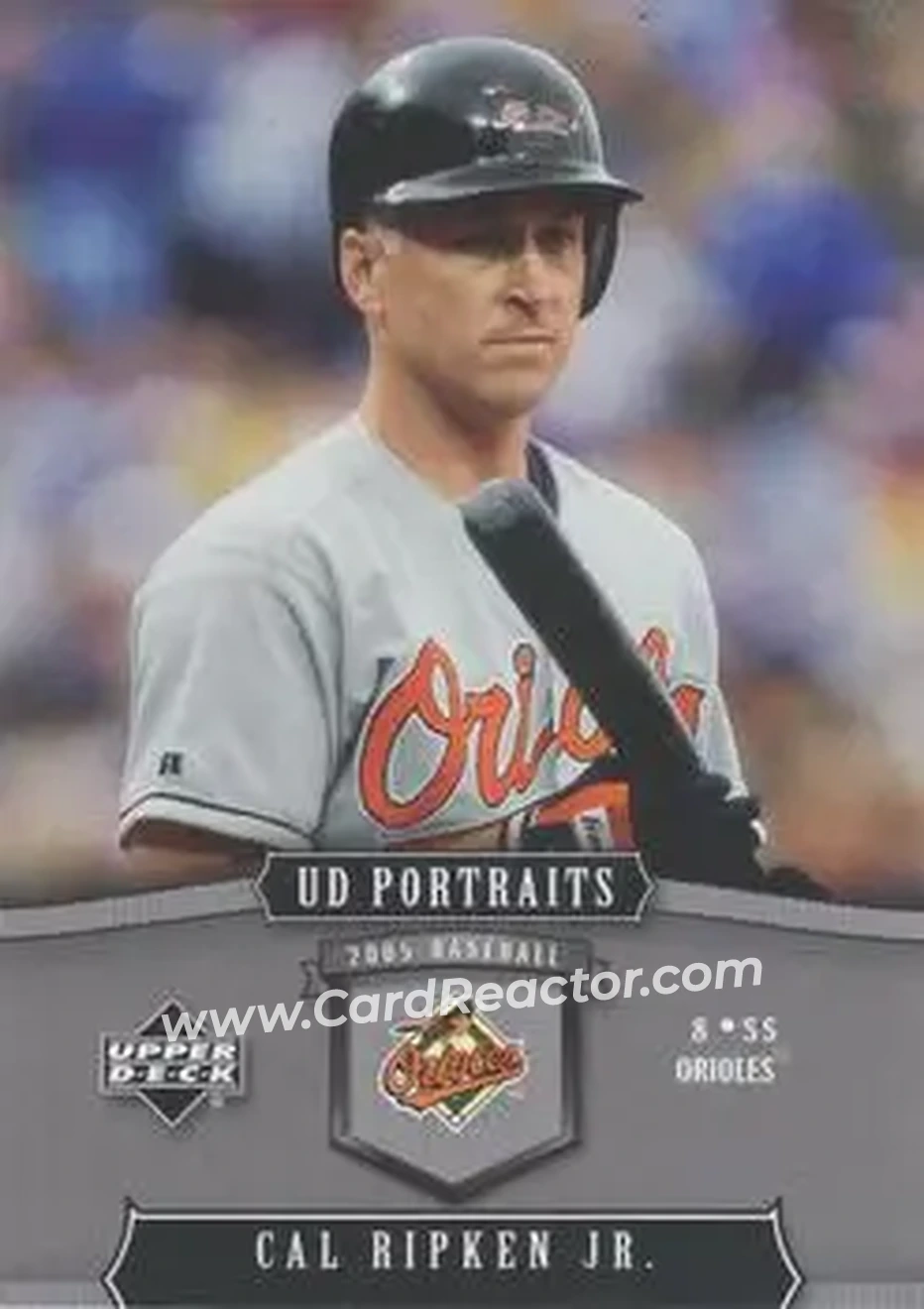 2005 Upper Deck Portraits #10 - Cal Ripken - Baltimore Orioles - Front