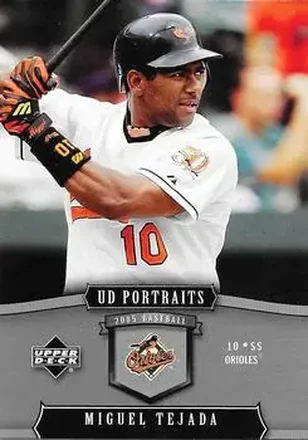2005 Upper Deck Portraits #11 - Miguel Tejada - Baltimore Orioles