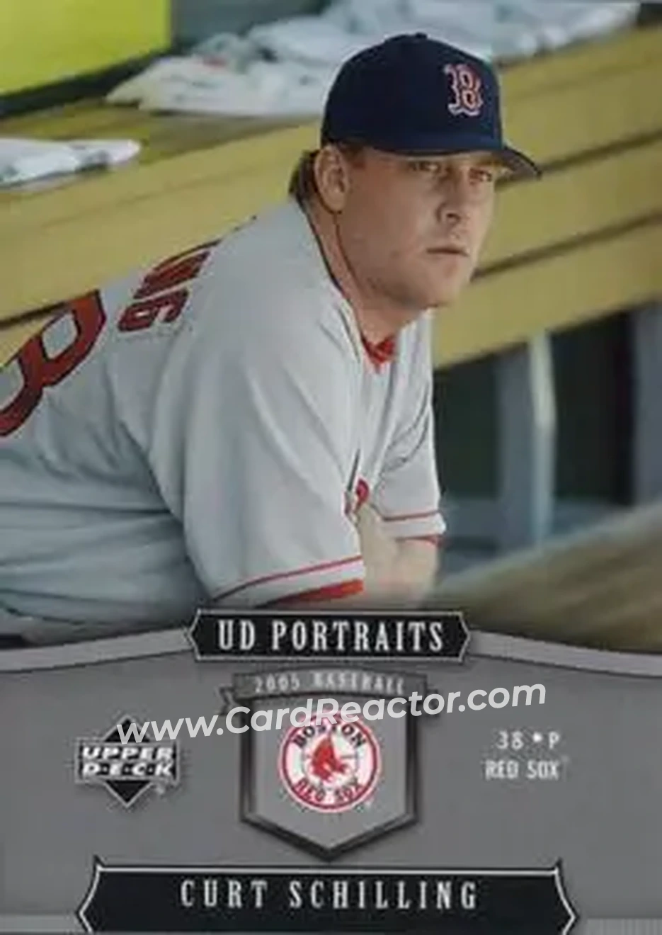2005 Upper Deck Portraits #12 - Curt Schilling - Boston Red Sox - Front