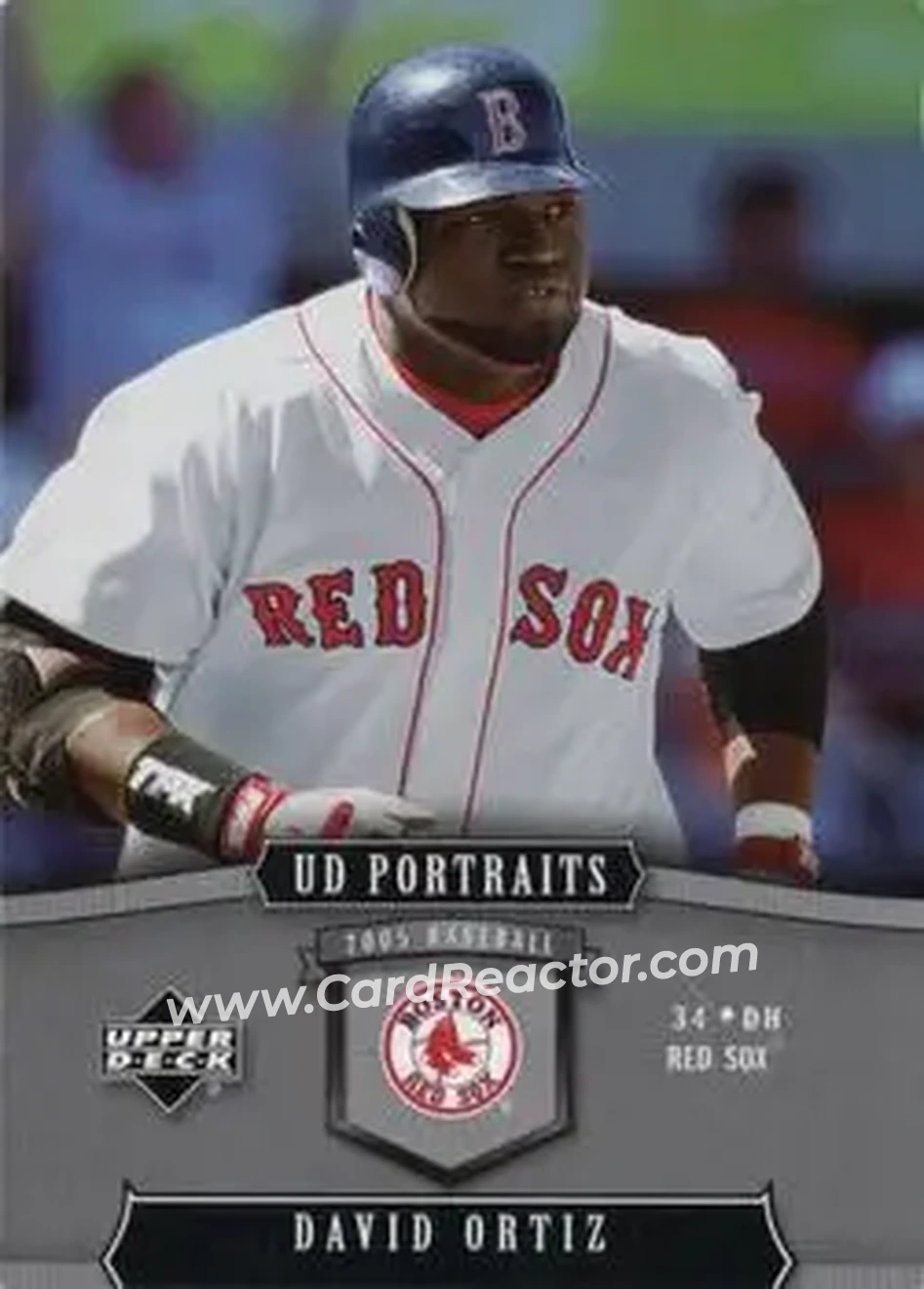 2005 Upper Deck Portraits #13 - David Ortiz - Boston Red Sox - Front