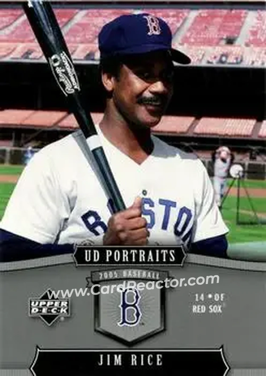 2005 Upper Deck Portraits #16 - Jim Rice - Boston Red Sox - Front