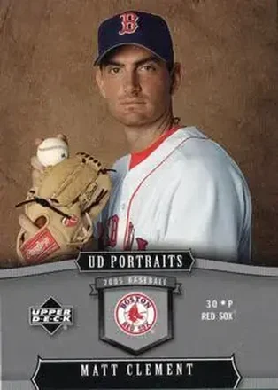 2005 Upper Deck Portraits #18 - Matt Clement - Boston Red Sox