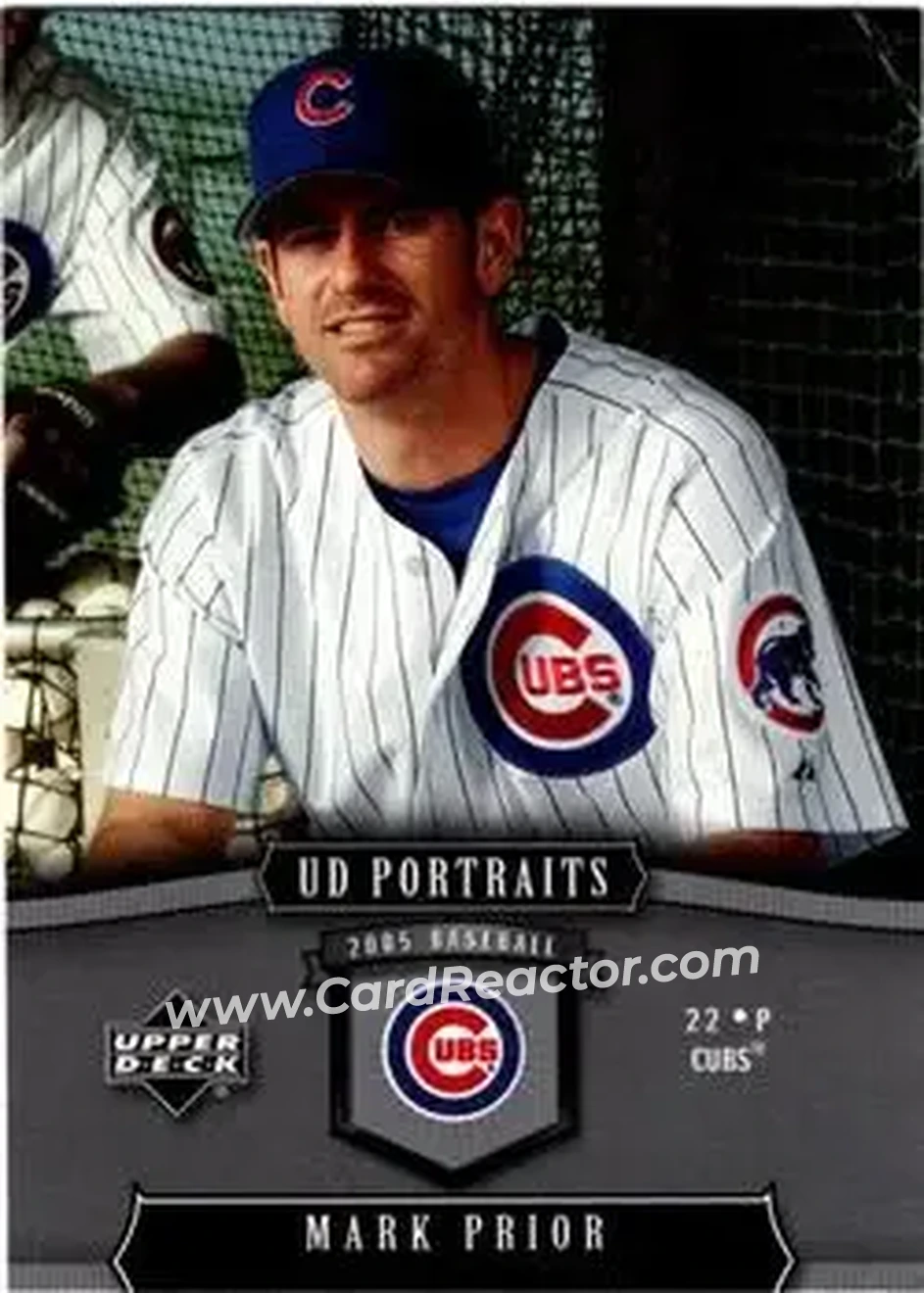 2005 Upper Deck Portraits #26 - Mark Prior - Chicago Cubs - Front