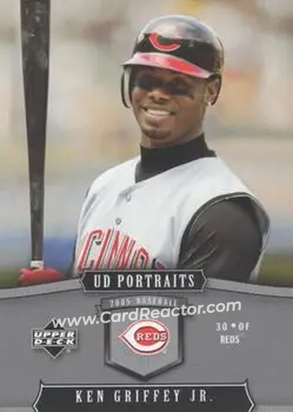 2005 Upper Deck Portraits #32 - Ken Griffey Jr. - Cincinnati Reds - Front
