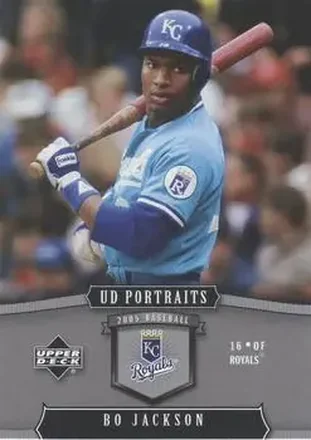 2005 Upper Deck Portraits #46 - Bo Jackson - Kansas City Royals
