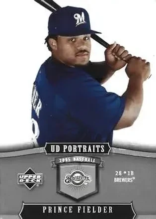 2005 Upper Deck Portraits #47 - Prince Fielder - Milwaukee Brewers