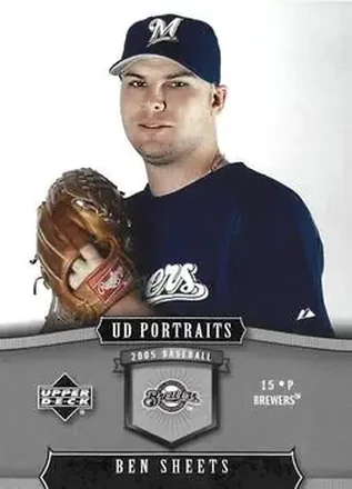 2005 Upper Deck Portraits #50 - Ben Sheets - Milwaukee Brewers