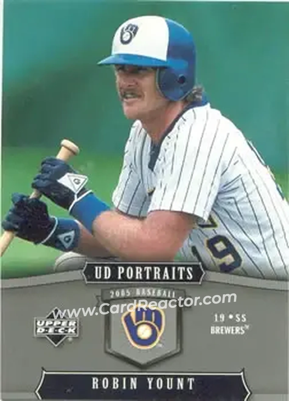 2005 Upper Deck Portraits #51 - Robin Yount - Milwaukee Brewers - Front
