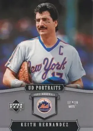 2005 Upper Deck Portraits #61 - Keith Hernandez - New York Mets
