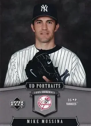 2005 Upper Deck Portraits #68 - Mike Mussina - New York Yankees