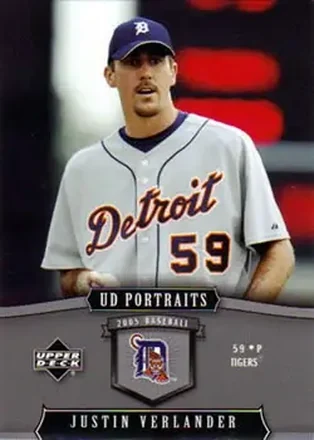 2005 Upper Deck Portraits #84 - Justin Verlander - Detroit Tigers