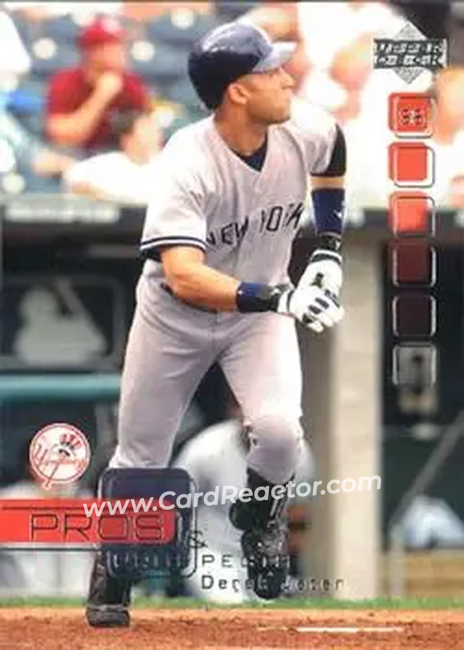 2005 Upper Deck Pros & Prospects #6 - Derek Jeter - New York Yankees - Front