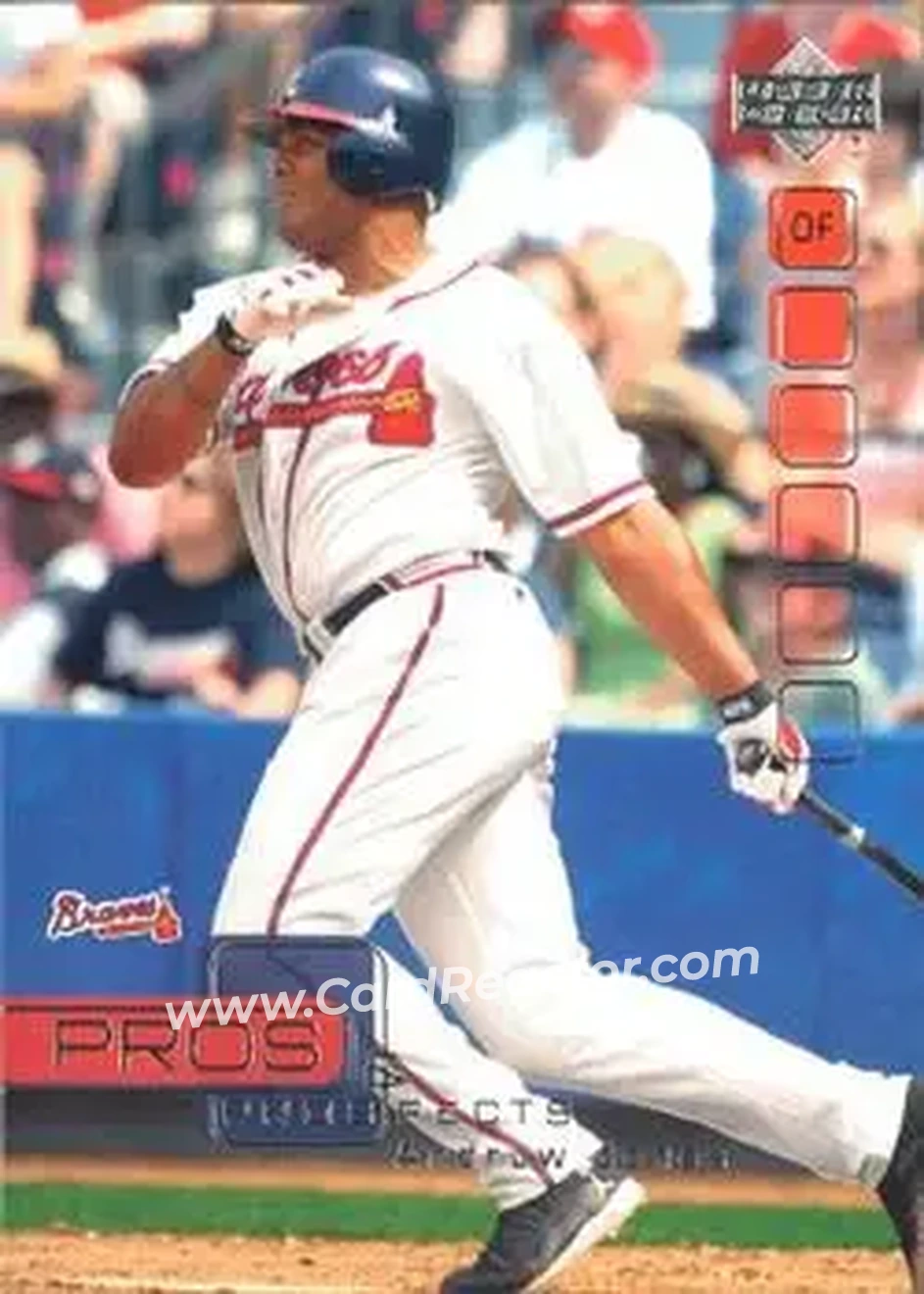 2005 Upper Deck Pros & Prospects #8 - Andruw Jones - Atlanta Braves - Front 2005 Upper Deck Pros & Prospects #8 - Andruw Jones - Atlanta Braves - Front