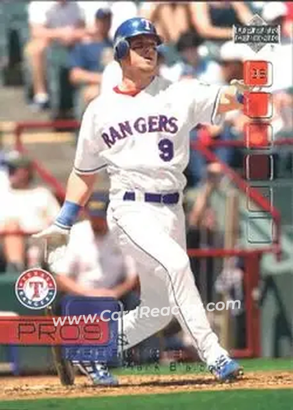 2005 Upper Deck Pros & Prospects #13 - Hank Blalock - Texas Rangers - Front