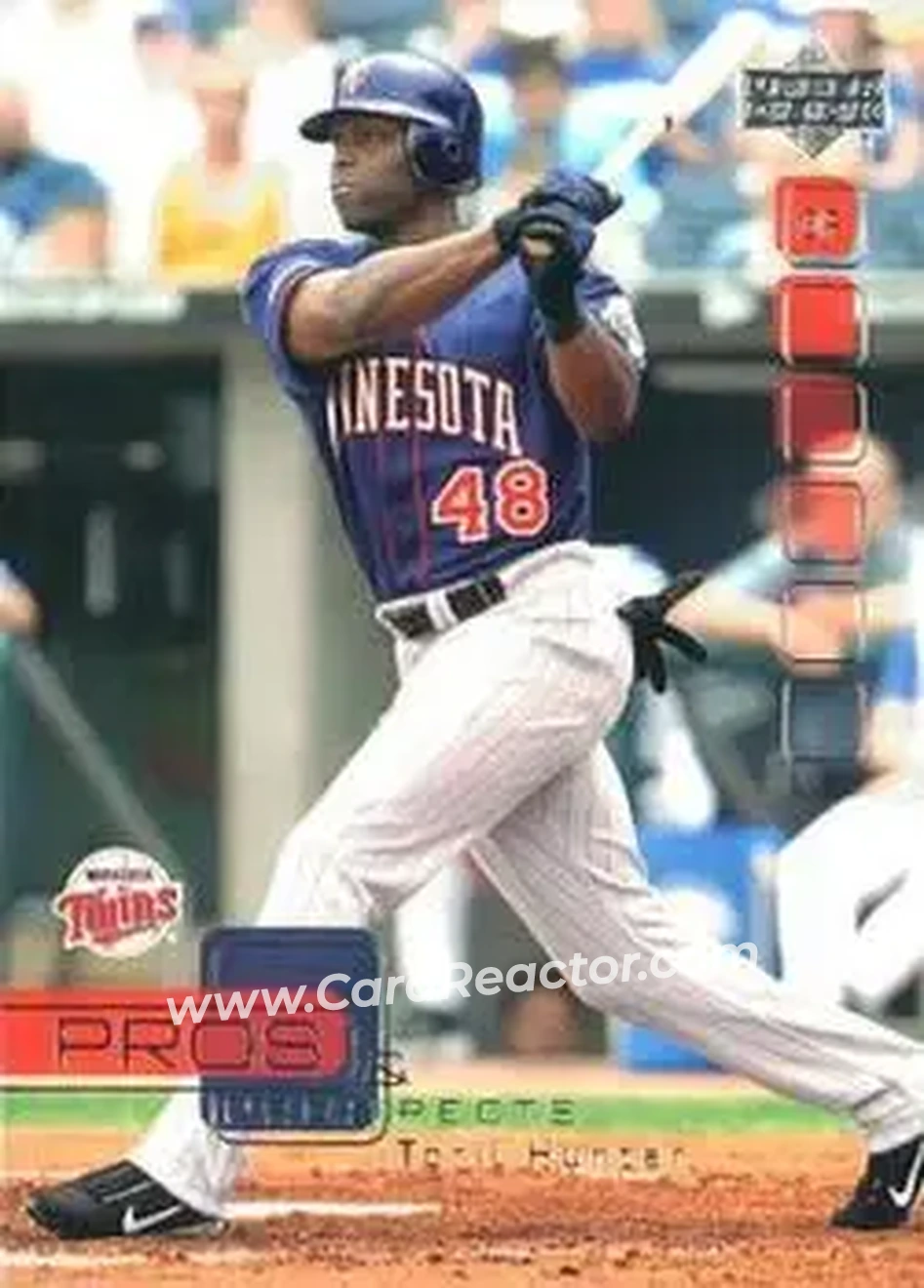 2005 Upper Deck Pros & Prospects #20 - Torii Hunter - Minnesota Twins - Front