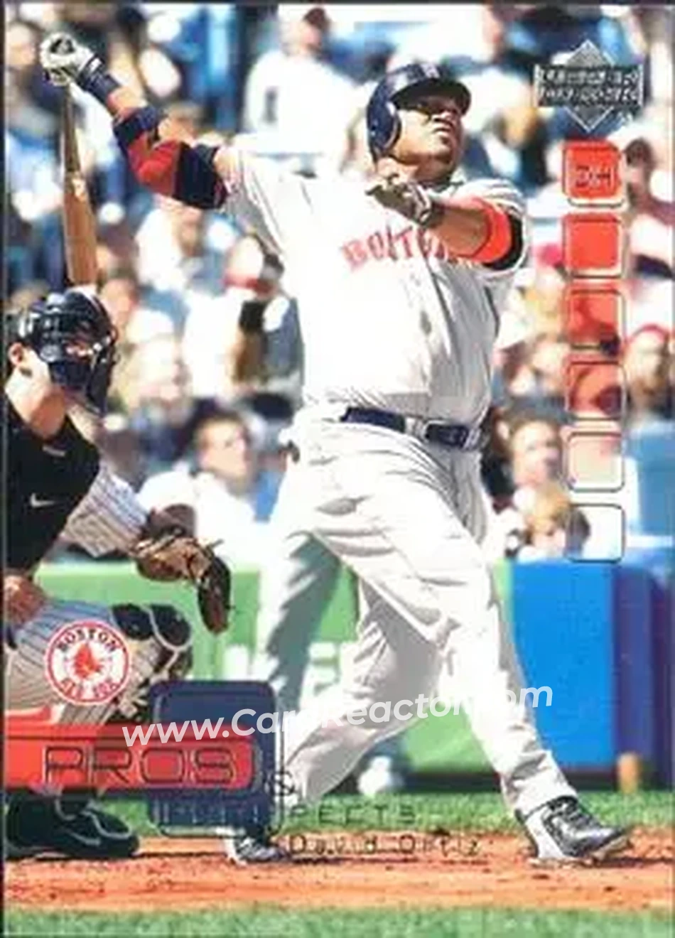 2005 Upper Deck Pros & Prospects #25 - David Ortiz - Boston Red Sox - Front