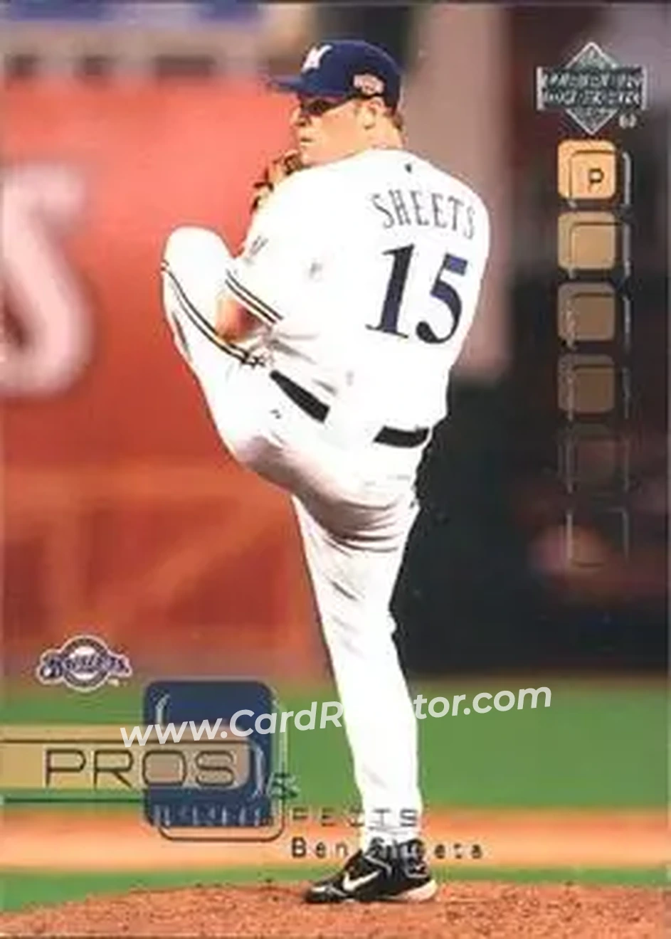 2005 Upper Deck Pros & Prospects #32 - Ben Sheets - Milwaukee Brewers - Front 2005 Upper Deck Pros & Prospects #32 - Ben Sheets - Milwaukee Brewers - Front