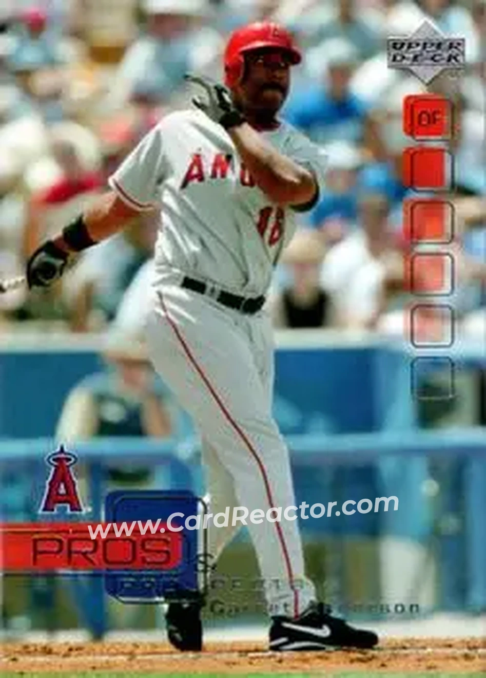 2005 Upper Deck Pros & Prospects #33 - Garret Anderson - Los Angeles Angels - Front