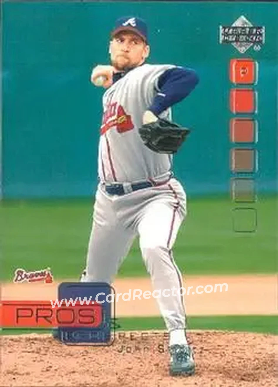 2005 Upper Deck Pros & Prospects #41 - John Smoltz - Atlanta Braves - Front