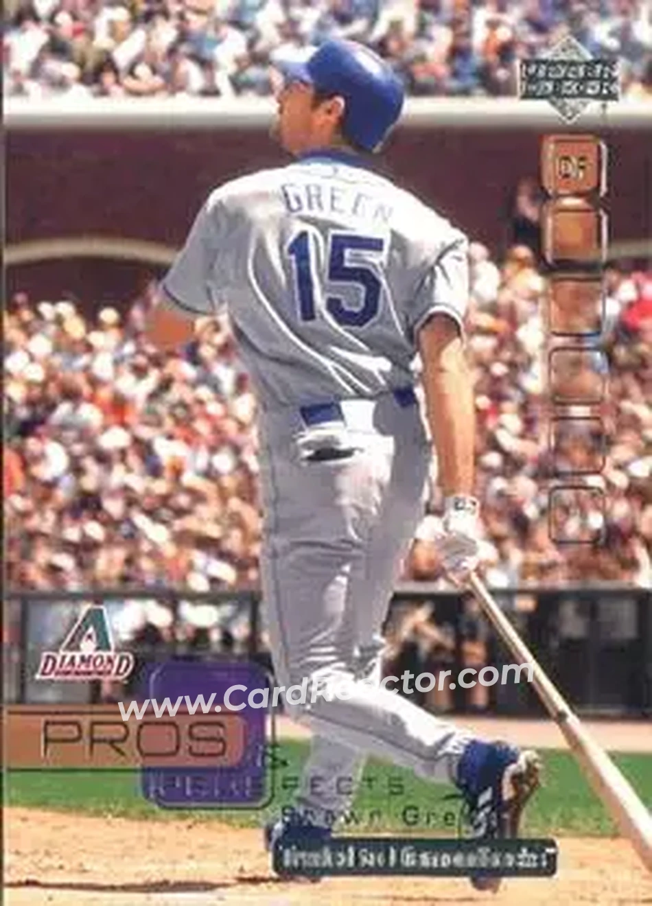 2005 Upper Deck Pros & Prospects #46 - Shawn Green - Arizona Diamondbacks - Front