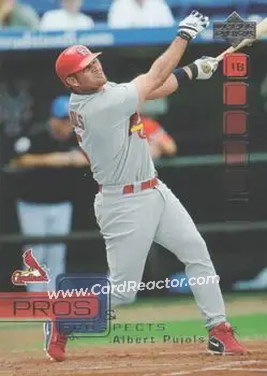 2005 Upper Deck Pros & Prospects #48 - Albert Pujols - St. Louis Cardinals - Front 2005 Upper Deck Pros & Prospects #48 - Albert Pujols - St. Louis Cardinals - Front