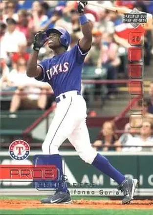 2005 Upper Deck Pros & Prospects #49 - Alfonso Soriano - Texas Rangers