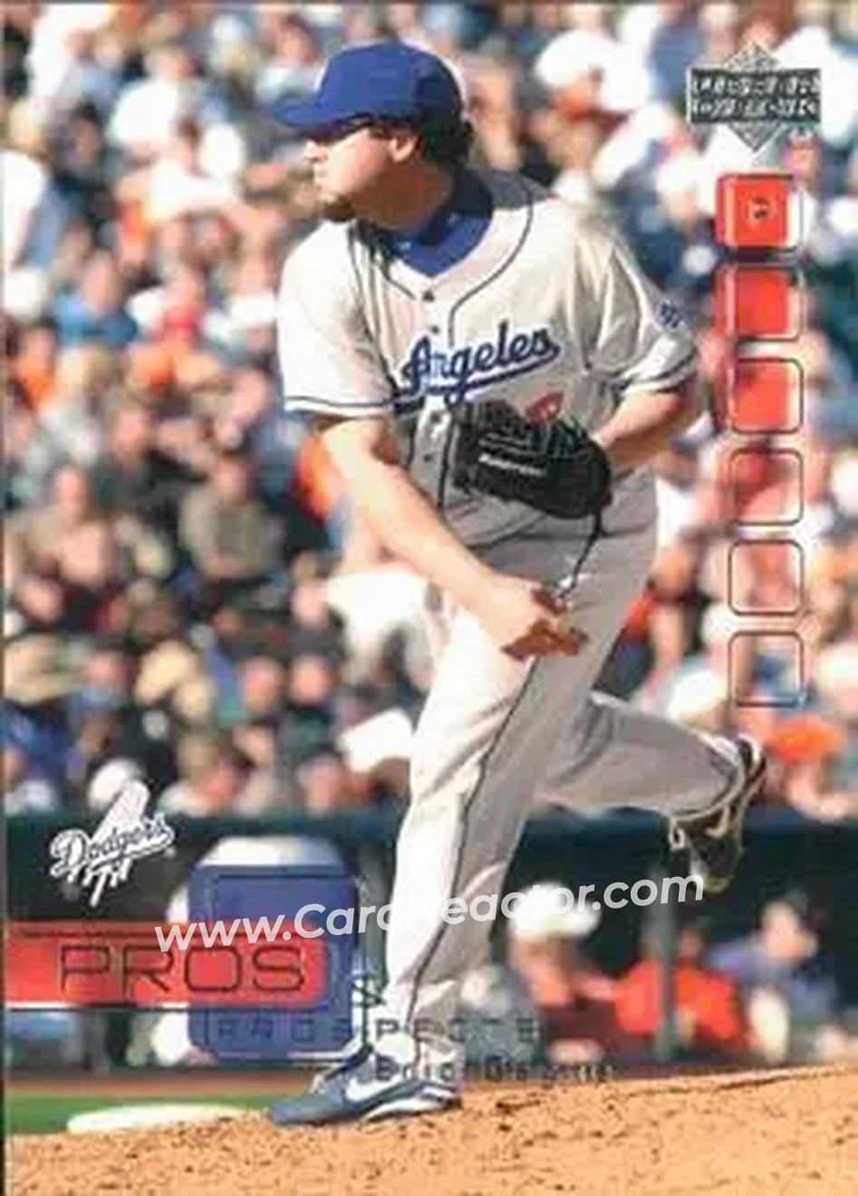 2005 Upper Deck Pros & Prospects #50 - Eric Gagne - Los Angeles Dodgers - Front