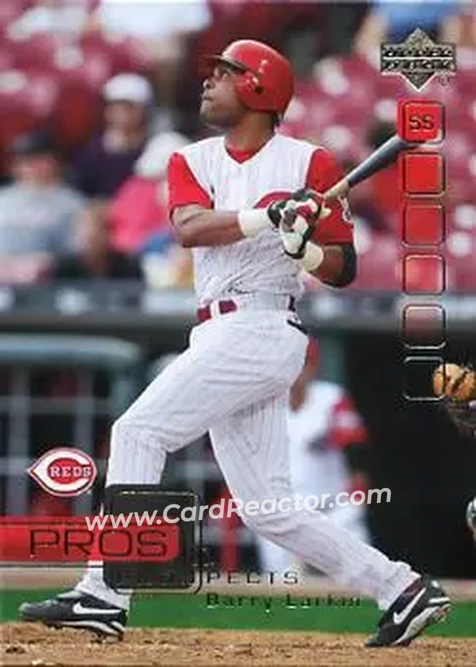 2005 Upper Deck Pros & Prospects #54 - Barry Larkin - Cincinnati Reds - Front