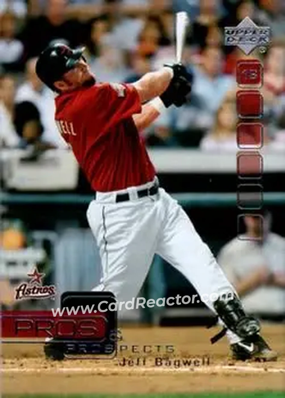 2005 Upper Deck Pros & Prospects #60 - Jeff Bagwell - Houston Astros - Front 2005 Upper Deck Pros & Prospects #60 - Jeff Bagwell - Houston Astros - Front