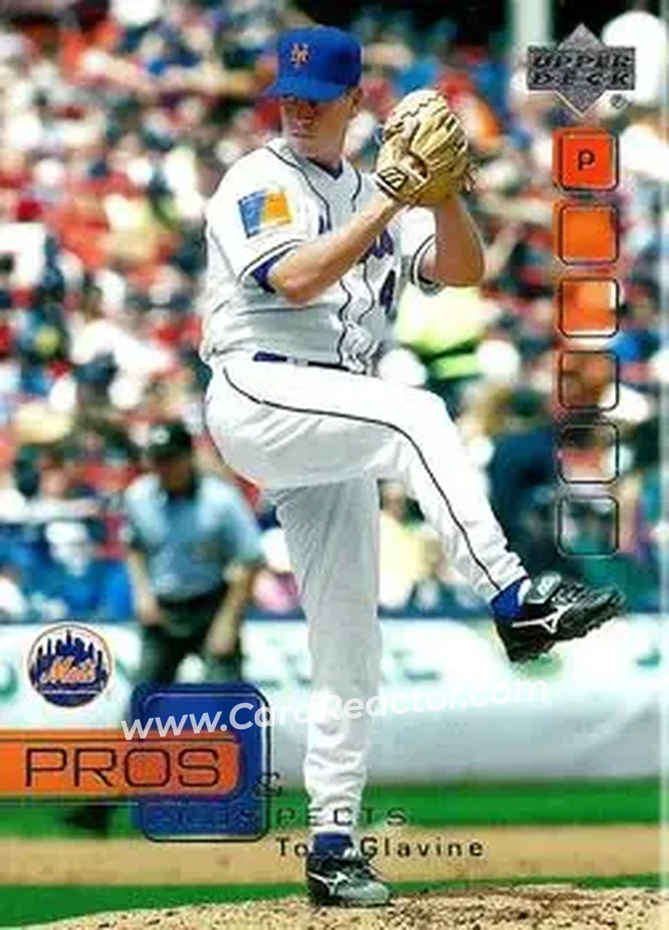 2005 Upper Deck Pros & Prospects #67 - Tom Glavine - New York Mets - Front