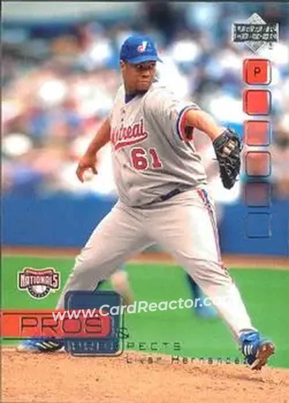 2005 Upper Deck Pros & Prospects #69 - Livan Hernandez - Washington Nationals - Front