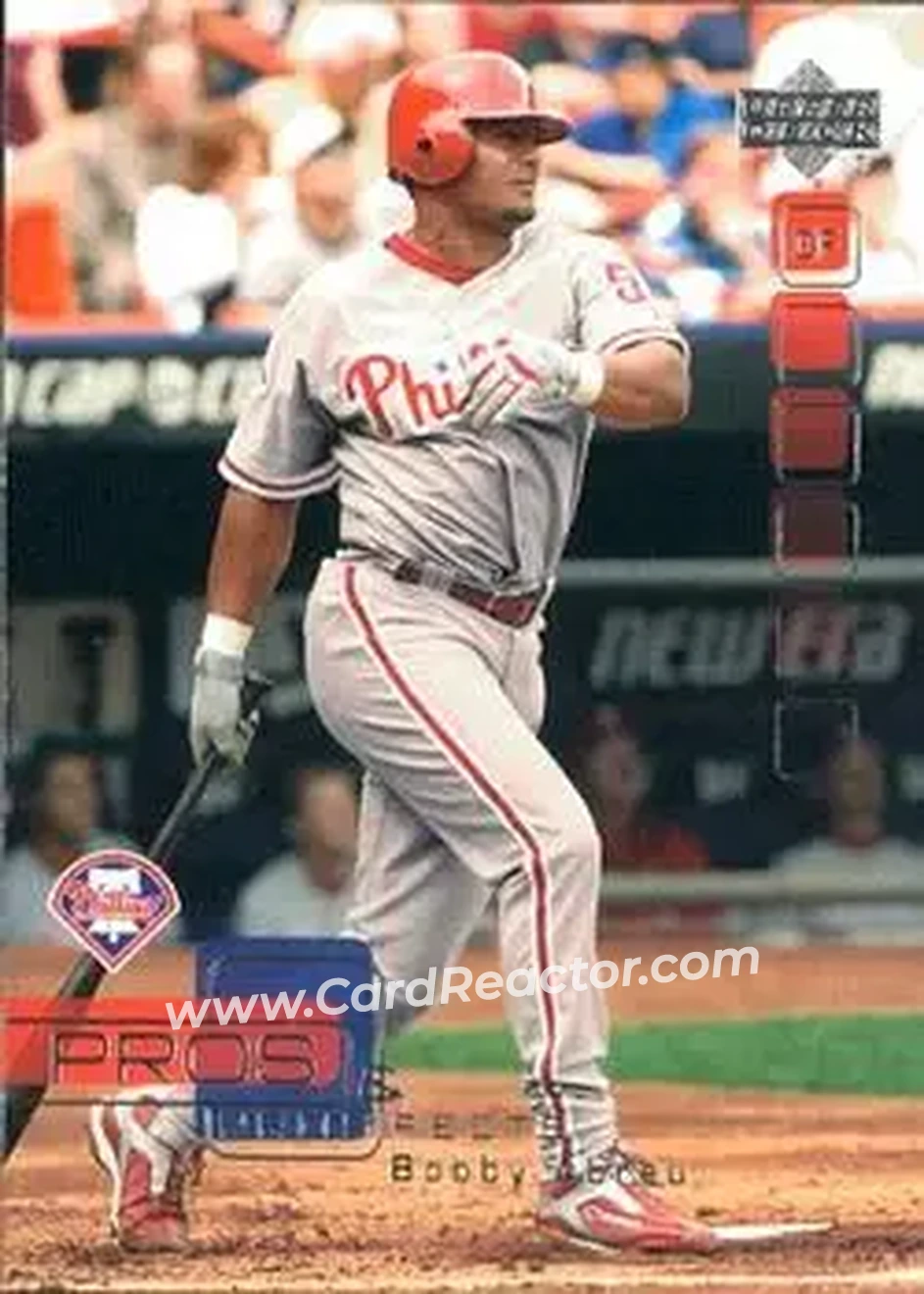 2005 Upper Deck Pros & Prospects #3 - Bob Abreu - Philadelphia Phillies - Front