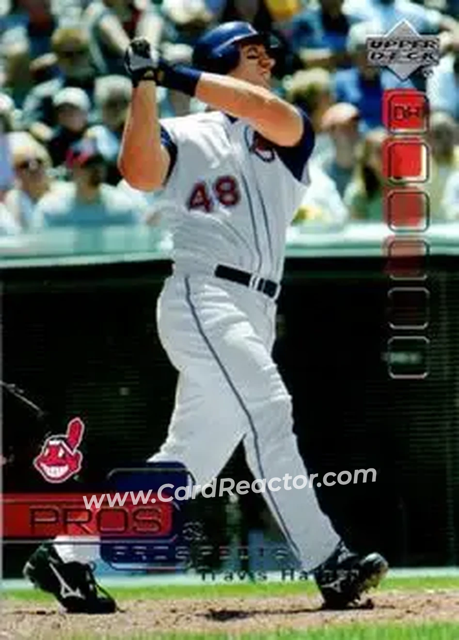 2005 Upper Deck Pros & Prospects #17 - Travis Hafner - Cleveland Indians - Front