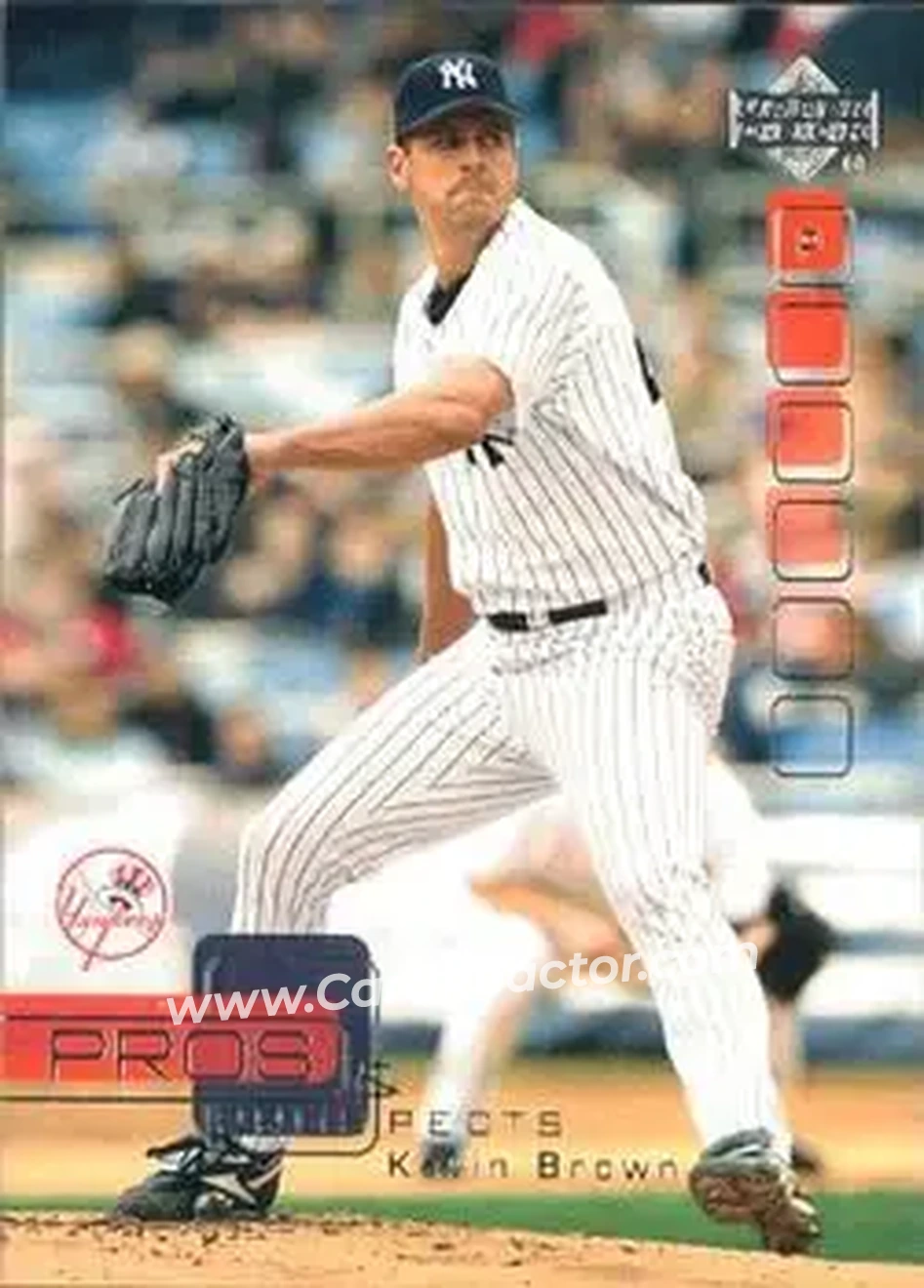 2005 Upper Deck Pros & Prospects #23 - Kevin Brown - New York Yankees - Front