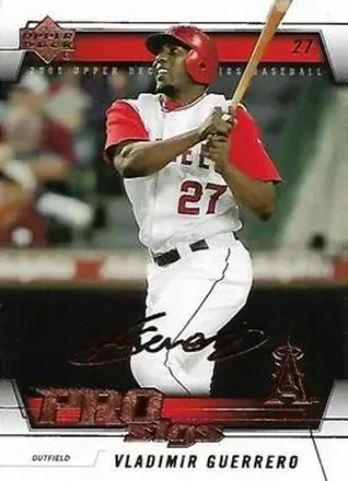2005 Upper Deck Pro Sigs #4 - Vladimir Guerrero - Los Angeles Angels