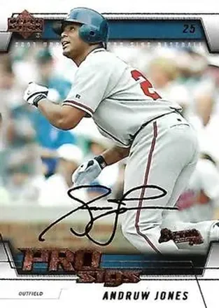 2005 Upper Deck Pro Sigs #8 - Andruw Jones - Atlanta Braves