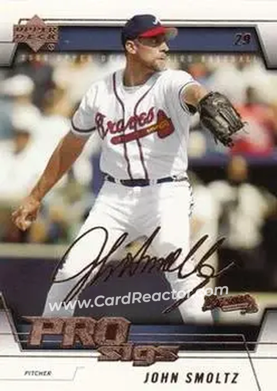 2005 Upper Deck Pro Sigs #10 - John Smoltz - Atlanta Braves - Front