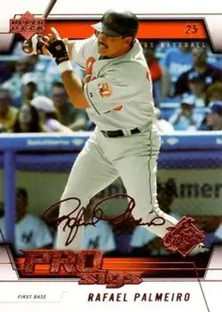 2005 Upper Deck Pro Sigs #13 - Rafael Palmeiro - Baltimore Orioles