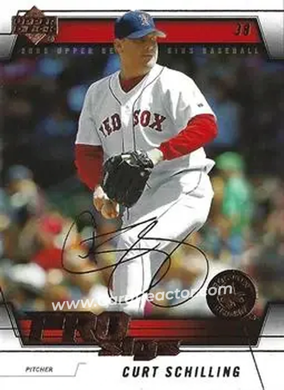 2005 Upper Deck Pro Sigs #15 - Curt Schilling - Boston Red Sox - Front