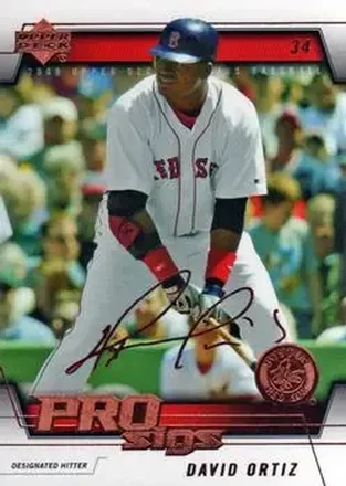 2005 Upper Deck Pro Sigs #16 - David Ortiz - Boston Red Sox