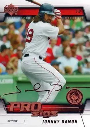 2005 Upper Deck Pro Sigs #17 - Johnny Damon - Boston Red Sox