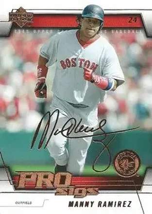 2005 Upper Deck Pro Sigs #18 - Manny Ramirez - Boston Red Sox