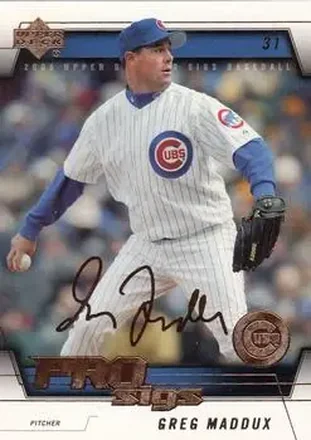 2005 Upper Deck Pro Sigs #19 - Greg Maddux - Chicago Cubs