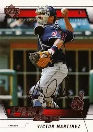 2005 Upper Deck Pro Sigs #28 - Victor Martinez - Cleveland Indians